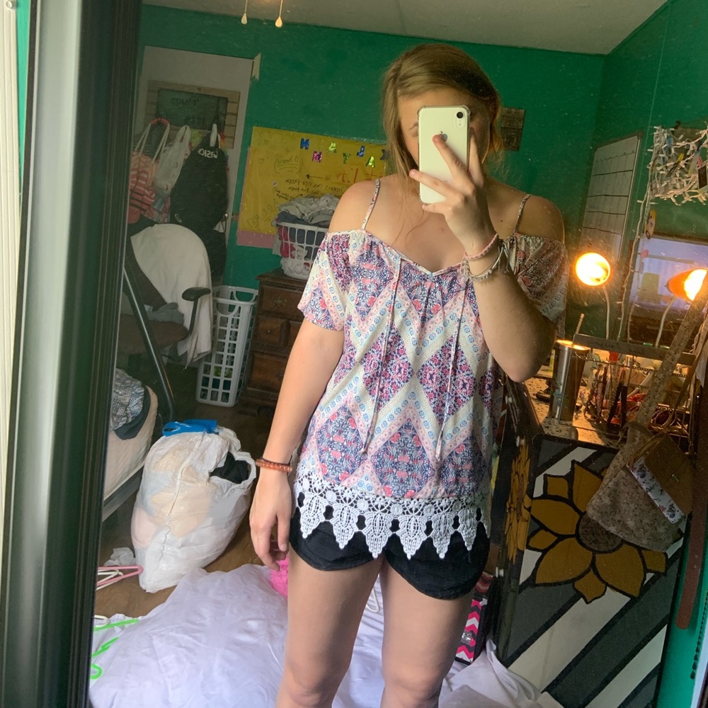 Bohemian print shirt